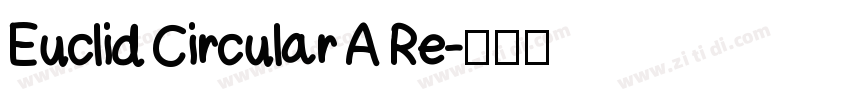 Euclid Circular A Re字体转换